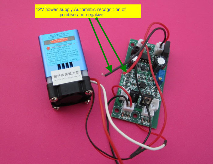 50mW 445/450/447nm Módulo láser azul Dot